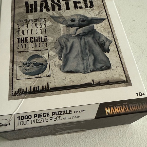 Disney Mandalorian The Child Wanted Poster Puzzle - 1000 Pieces - Picture 2 of 4